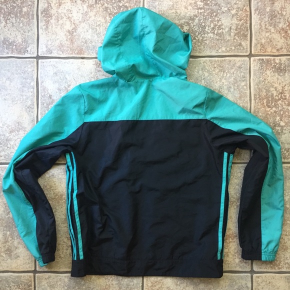 /// Adidas Turquoise Windbreaker - Picture 2 of 7